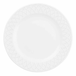 893-APREEP651 6 1/2" Round Alchemy® Jardin Plate - Ceramic, White