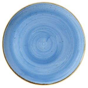 893-SCFSEV121 12 3/4" Round Stonecast Plate - Ceramic, Cornflower Blue