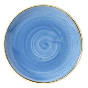 893-SCFSEVP61 6 1/2" Round Stonecast Plate - Ceramic, Cornflower Blue