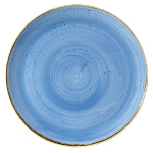 893-SCFSEV101 10 1/4" Round Stonecast Plate - Ceramic, Cornflower Blue
