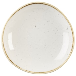 893-SWHSOGB11 38 oz Round Organic Stonecast Bowl - Ceramic, Barley White