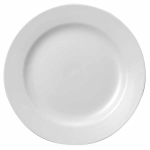 893-WHCP101 10" Round Classic Plate - Ceramic, White