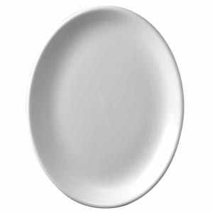 893-WHD141 14 1/4" Oval Churchill Super Vit Platter - Ceramic, White