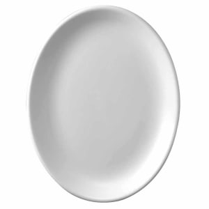 893-WHD81 8" Oval Churchill Super Vit Platter - Ceramic, White