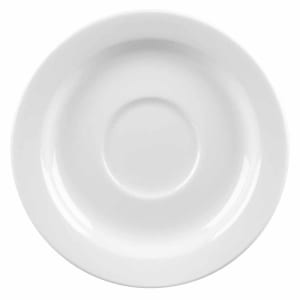 893-WHVSM1 5 7/8" Round Profile Saucer - Ceramic, White