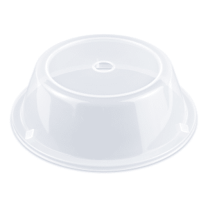 284-CO91CL Cover For 8 5/8" To 9 1/4" Round Plates, Clear Polypropylene