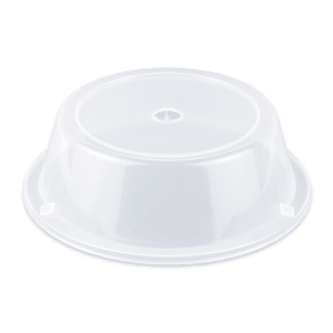284-CO92CL Cover For 8 4/5" To 9 5/8" Round Plates, Clear Polypropylene