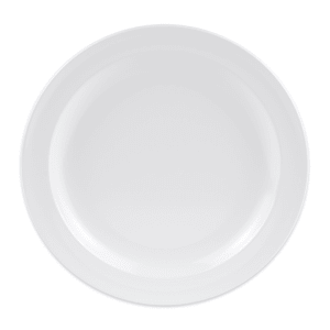 284-DP507W 7 1/4" Round Melamine Dessert Plate, White