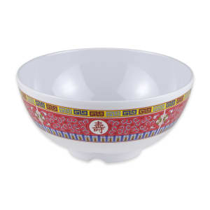 284-M707L 7" Round Rice Bowl w/ 40 oz Capacity, Melamine, White
