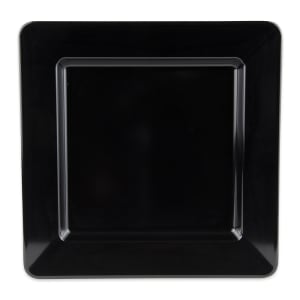 284-ML12BK 12" Square Melamine Dinner Plate, Black