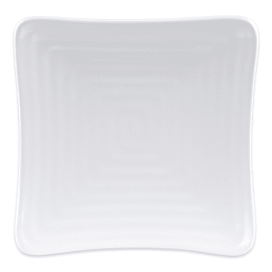 284-ML60W 6" Square Melamine Salad Plate, White