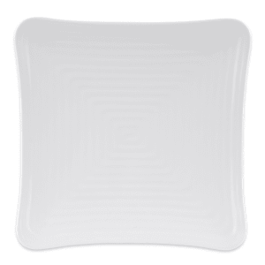 284-ML63W 10 1/4" Square Melamine Dinner Plate, White