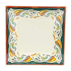 284-ML90BF 12" Square Melamine Dinner Plate, White