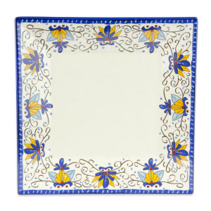 284-ML90SL 12" Square Melamine Dinner Plate, White