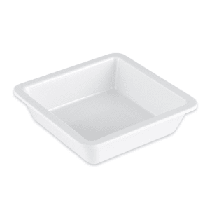 284-ML122W 4 3/4" Square Melamine Side Dish, White