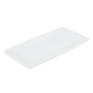 284-ML287W Rectangular Display Tray, 15" x 7 1/2", Melamine, White
