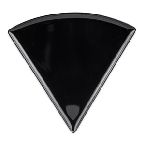 284-PZ85BK 9" Triangular Melamine Pizza Plate, Black
