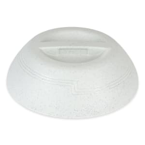 144-MDSD9480 9" Shoreline Collection Plastic Dome Cover - Speckled Gray