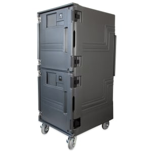 144-PCUHC615 Pro Cart Ultra™ Hot/Cold Insulated Food Carrier w/ (16) Pan Capacity, Gray