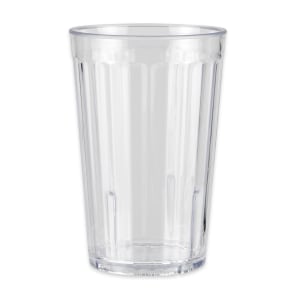 284-88161CL 16 oz Clear Textured Plastic Tumbler