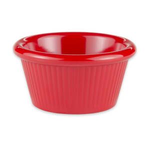 284-RM387R 2 oz Melamine Ramekin, Red