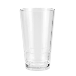 284-S17CL 16 oz Pint Glass, SAN Plastic, Clear