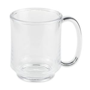 GET SN-104-CL 8 oz Coffee Mug, Plastic, Clear