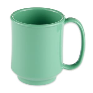284-SN104FG 8 oz Coffee Mug, Plastic, Green