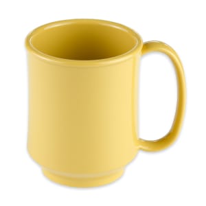 284-SN104TY 8 oz Coffee Mug, Plastic, Yellow