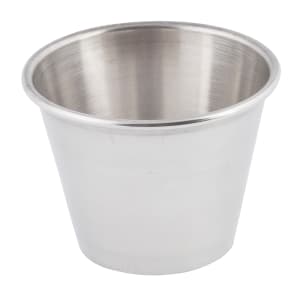 229-5067 2 1/2 oz Stainless Steel Sauce Cup