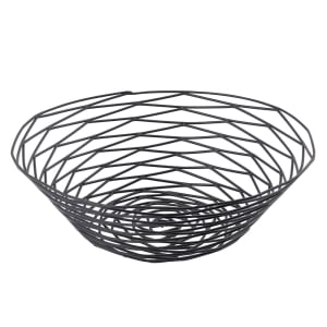 229-BK17510 Artisan Collection Basket, 10" Round, Black