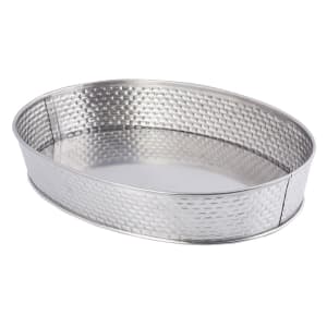 229-GPSS129 Oval Brickhouse Collection Serving Platter, 12" x 9", Stainless