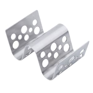 229-TRSP12 Taco Holder - Holds 1 to 2 Tacos, Solid Pattern, Stainless