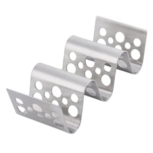229-TRSP23 Taco Holder - Holds 2 to 3 Tacos, Solid Pattern, Stainless
