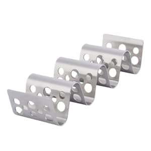 229-TRSP34 Taco Holder - Holds 3 to 4 Tacos, Solid Pattern, Stainless