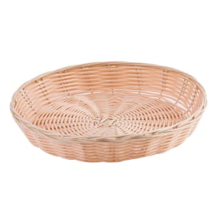 229-1169W Handwoven Basket, 10 x 1 1/2" Round, Natural