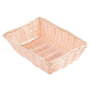 229-1172W Handwoven Basket, 9" x 6" x 2 1/2", Rectangular, Natural
