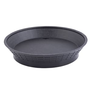 229-157510BK 10 1/2" Round Platter Basket w/ Base, Polypropylene, Black