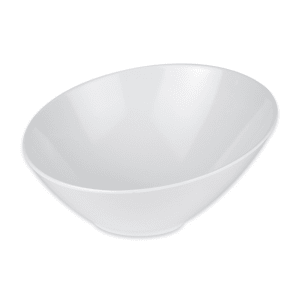 284-B789W 1 1/10 qt Round Melamine Pasta Bowl, White