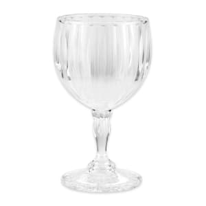 284-SW14211SANCL 8 oz Fluted Wine Glass, SAN Plastic, Clear