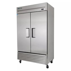 598-T43F 47" Two Section Reach In Freezer, (2) Solid Doors, 115v