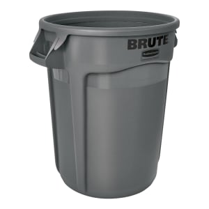 007-2632G 32 gallon Brute Trash Can - Plastic, Round, Food Rated