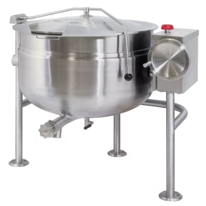 109-KDL40TSH 40 gal Steam Kettle - Manual Tilt, Full Jacket, Direct Steam