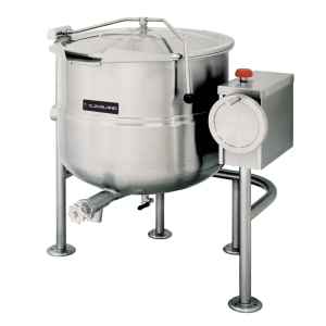 109-KDL80T 80 gal Steam Kettle - Manual Tilt, 2/3 Jacket, Direct Steam
