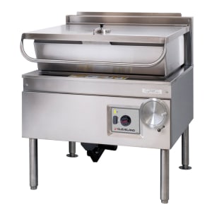 109-SEL30TR2403 30 gal. Tilt Skillet - Open Base, Measurement Marks, Strainer, 240v/3ph