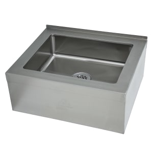 009-9OP20X Floor Mount Mop Sink w/ 6"D Bowl, Tile Edge
