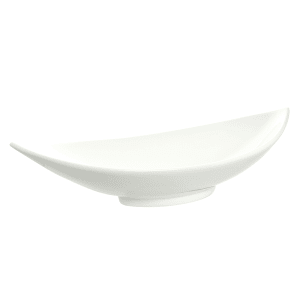 861-WTR12BANANABWL 14 oz Oval Banana Bowl - Porcelain, White