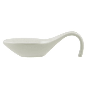 861-WTR4TAPASPOON 1 oz Whittier Tapas Spoon - Porcelain, White