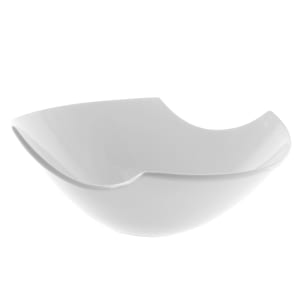 861-WTR10SAMBWL 48 oz Irregular Samurai Bowl - Porcelain, White