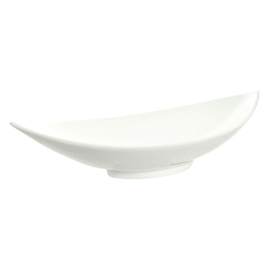 861-WTR16BANANABWL 40 oz Irregular Banana Bowl - Porcelain, White